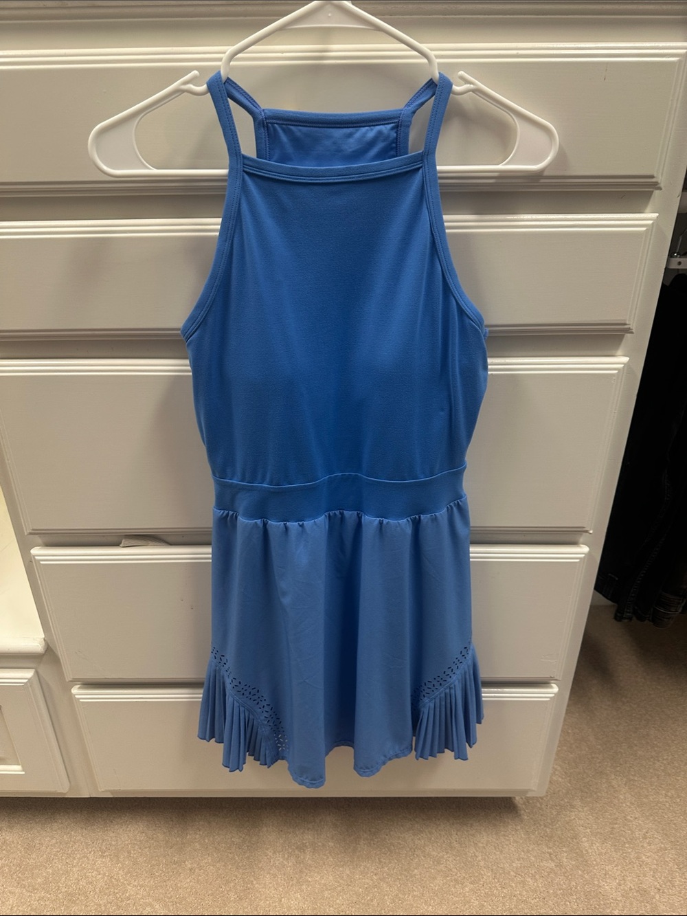 Zella Sky Blue Halter Tennis Dress